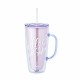 Ly Nhựa Hai Lớp Locknlock Double Wall Cold Cup 720Ml - 2 Màu (Xanh Da Trời, Hồng) - HAP503