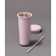 Ly nhựa 2 lớp LocknLock kèm ống hút Macaron Double Wall Cold Cup 750ml-HAP533