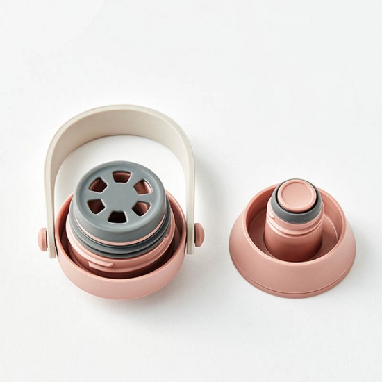 Bình Giữ Nhiệt LocknLock Metro Double 470Ml - 4 Màu (Đen/ Trắng, Xám, Xanh Navy, Hồng) - LHC4202