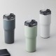 Bình Giữ Nhiệt Lock&Lock Metro Drive 650ml Kèm Ống Hút Và Cọ Rửa - 3 Màu (Xám, Xanh Mint, Trắng) - LHC4277