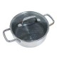 Nồi BlackCube inox 3 lớp nắp kính chống dính KIMS COOK 20cm -24cm
