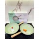 Chảo nhôm Odyssey chống dính Ceramic tay cầm gỗ Kimscook  24 cm