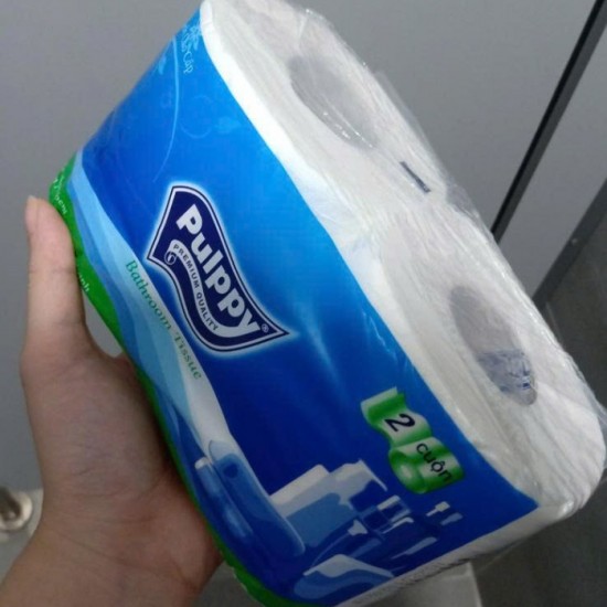 Khăn Giấy Vệ Sinh Pulppy 10 Cuộn Khăn Giấy Đa Năng Cao Cấp 2 Lớp