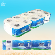 Khăn Giấy Vệ Sinh Pulppy 10 Cuộn Khăn Giấy Đa Năng Cao Cấp 2 Lớp