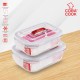 Bộ 2 hộp thủy tinh chữ nhật lớn 640ml và 1041ml CCL6L12 Bộ 2 hộp thủy tinh chữ nhật lớn 640ml và 1041ml CCL6L12
