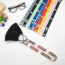 Dây đeo khẩu trang họa tiết hoa phong cách Hàn Quốc chống thất lạc FABEB002